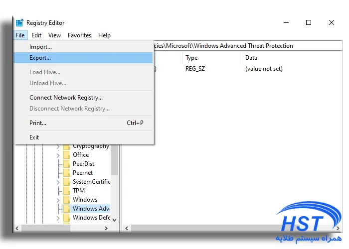 بکاپ رجیستری