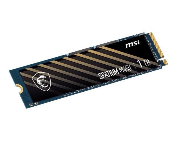 حافظه SSD اینترنال MSI Spatium M450 ظرفیت 1 ترابایت M.2 NVMe PCIe 4.0